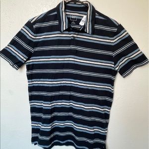 GAP blue stripes polo shirt